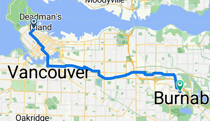 Bayshore Dr, Vancouver to Kincaid St, Burnaby