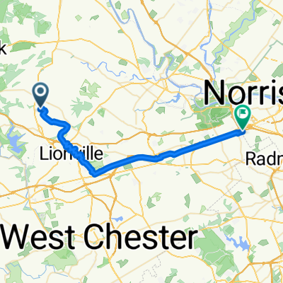 Hampshire Ln, Chester Springs to Chester Valley Trail, Wayne
