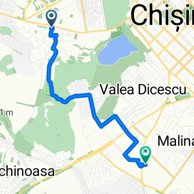 Route to Centru de Excelență în Construcții