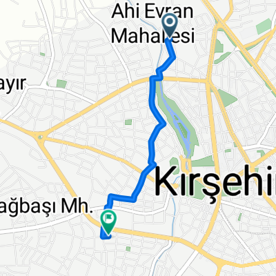 685. Sk., Kırşehir Merkez to Şehit Nevzat Aslan Blv., Kırşehir Merkez