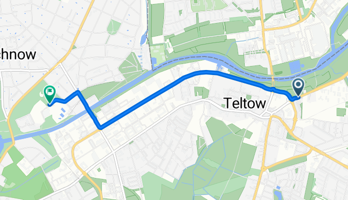 Lichterfelder Allee, Teltow nach Kleinmachnow