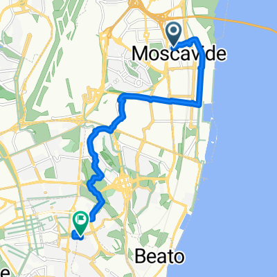 De Rua Bento de Jesus Caraça a Rua Actor Joaquim de Almeida