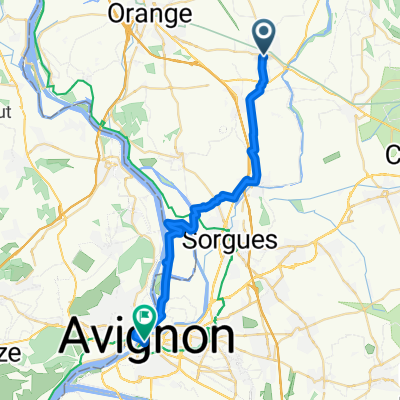 From Jonquières to Avignon
