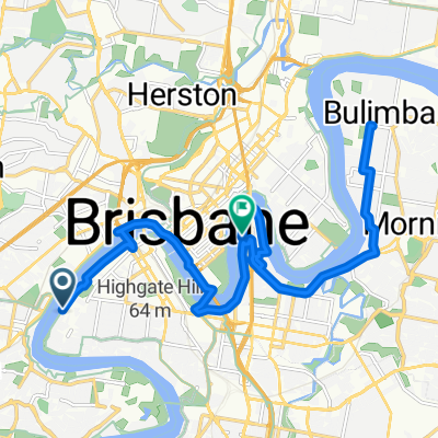 From West End to Kangaroo Point