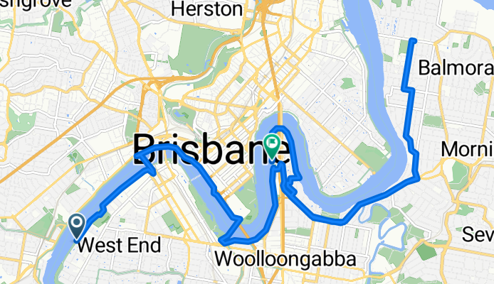 From West End to Kangaroo Point