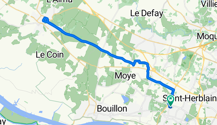 Route in Saint-Herblain