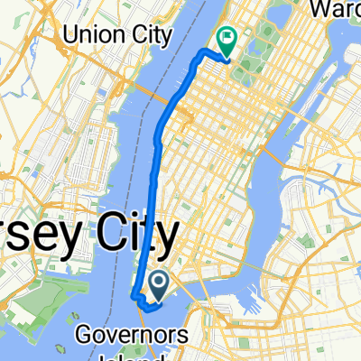 Manhattan, New York to W 64th St, New York