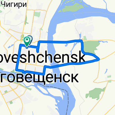 От Вокзальная улица до Пионерская улица