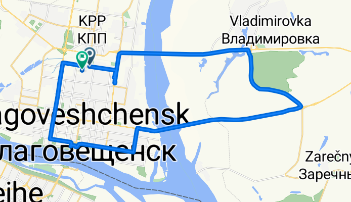 От Вокзальная улица до Пионерская улица