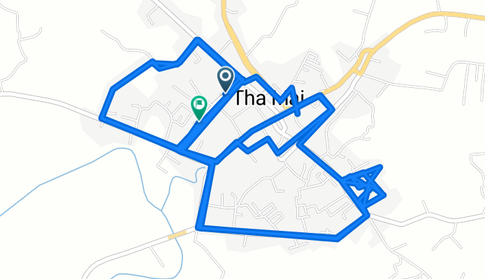 Thetsabal Sai ถนน to Thetsabal Sai