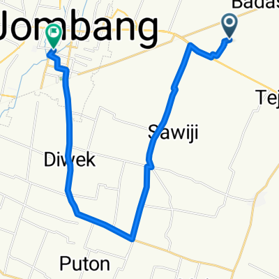 Route from F852+GR2