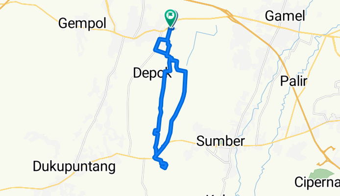 Jalan Kebalen to 7FV6+G3M