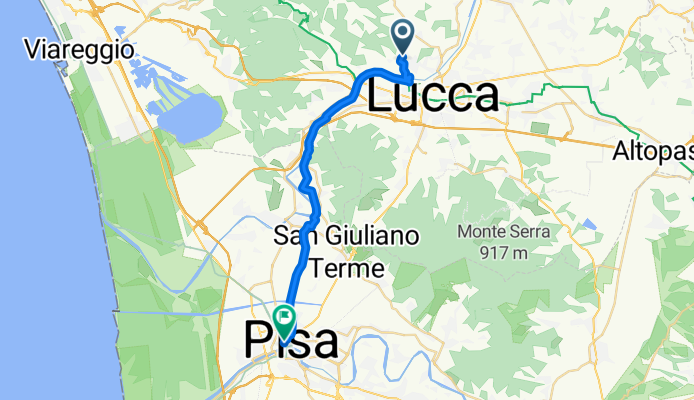 Via del Caporale nach Via Santa Maria