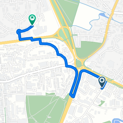 Fleming Road, Newbury to Maple Crescent, Newbury
