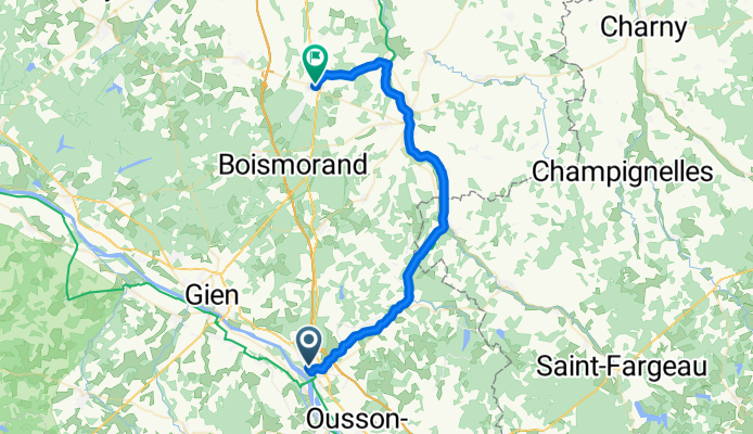 Boulevard Buyser, Briare to Place de la République, Nogent-sur-Vernisson