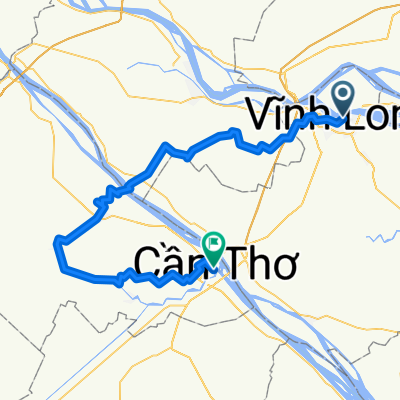 Street 30 Thang 4, Vinh Long to Ngo Gia Tu, Can Tho