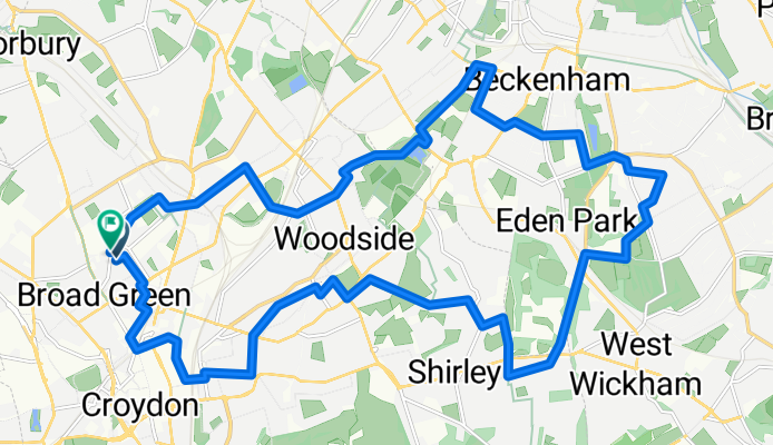 Campbell Road, Croydon to Campbell Road, Croydon