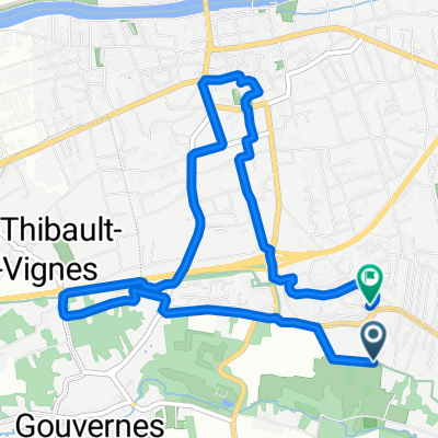 De Allée des Rougettes à Rue Maillard