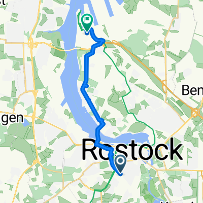 Rostock Hotel und Hafen