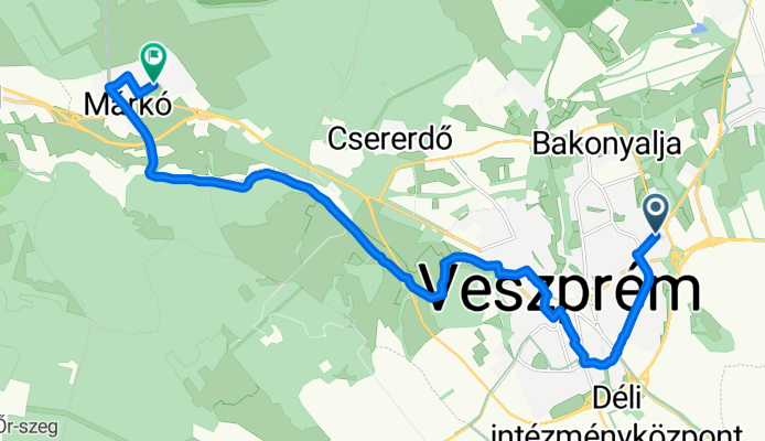 Fűzfa utca, Veszprém - Jázmin utca, Márkó