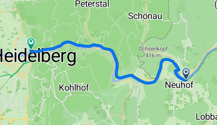 Neckarsteinach - Heidelberg