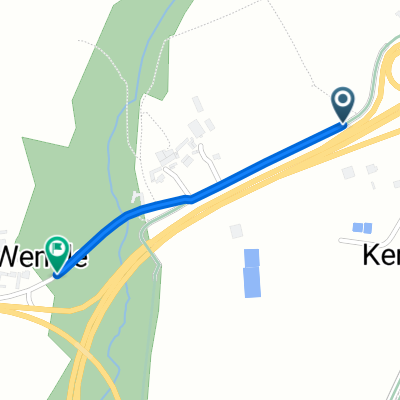 De Rue de l'Aéroport à Route de Kereured