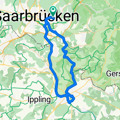 Saarbrücken -&gt; Saareguemines