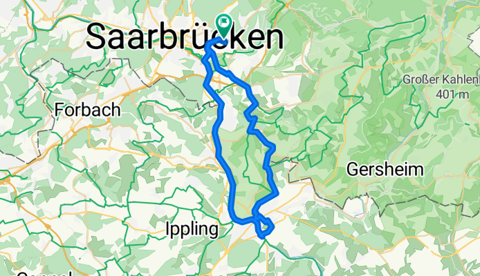 Saarbrücken -> Saareguemines