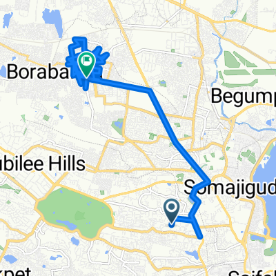 Road Number 8, Hyderabad to Jayanti Nagar, Hyderabad