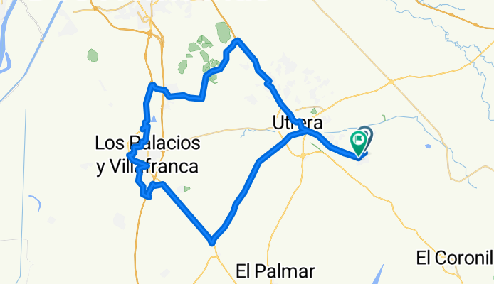 Route in Los Molares