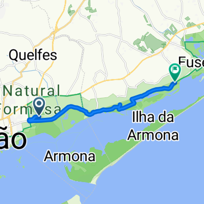 Quelfes, Olhão nach União das freguesias de Moncarapacho e Fuseta, Moncarapacho