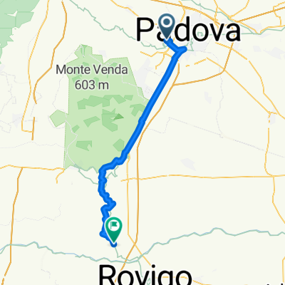 Via Stanislao Cannizzaro, Padua to Via Bassa, Vescovana