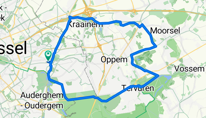 De Rue de la Cambre 2E à Rue de la Cambre 2E