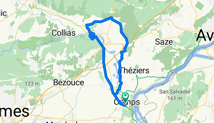 Avenue Léopold Rigoulet nach Avenue Léopold Rigoulet