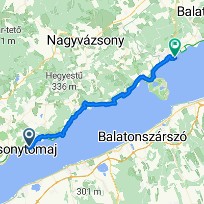 Sólyom köz - Aranyhíd sétány