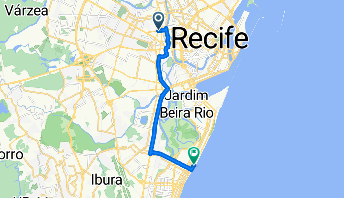 Rua Doutor Berardo, Recife a Avenida Boa Viagem, Recife