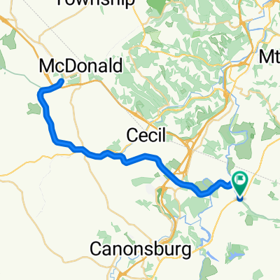 Montour Trail, Canonsburg to Montour Trail, Canonsburg