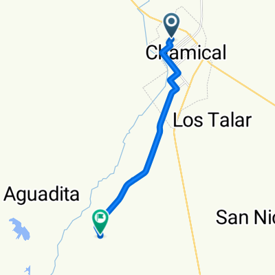 Ruta desde Chamical