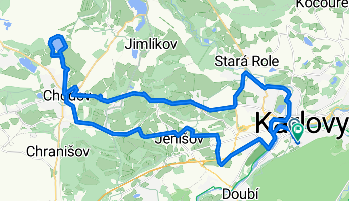 Šumavská, Карлові Вари до Šumavská, Карлові Вари