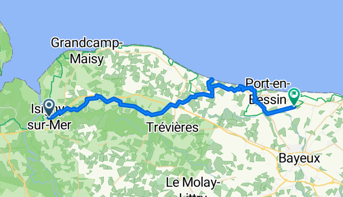 Isigny-sur-Mer - Port-en-Bessin-Huppain