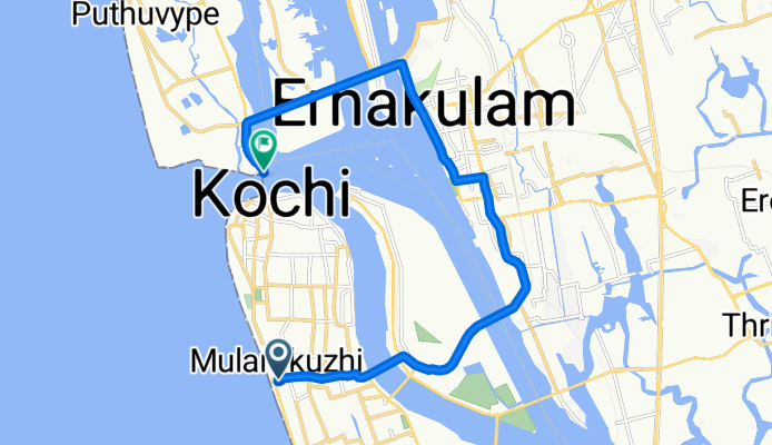 🚴♂️ “The Kochi Coastal Loop” – short, clean, and travel friendly