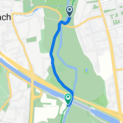 Dambacher Straße, Fürth nach Kellerweg, Fürth