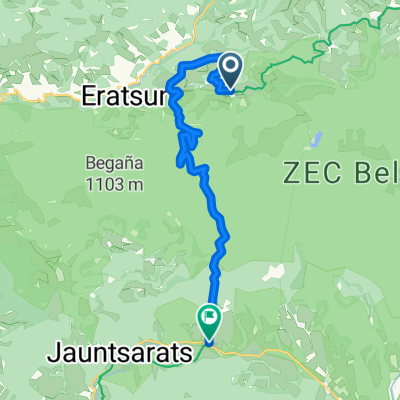 Calle Teileri, Beintza-Labaien nach NA-411, Basaburua