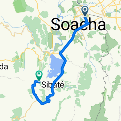 Ruta a Vía Alto Charco Sibate