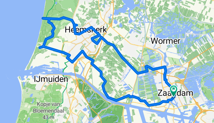 Prins Hendrikkade, Zaandam nach Prins Hendrikkade, Zaandam