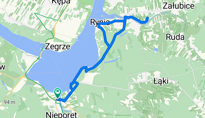 Zegrzyńska do Zegrzyńska