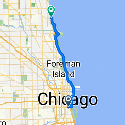 S Michigan Ave, Chicago to Lakefront Trail, Chicago