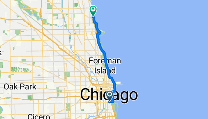 S Michigan Ave, Chicago to Lakefront Trail, Chicago