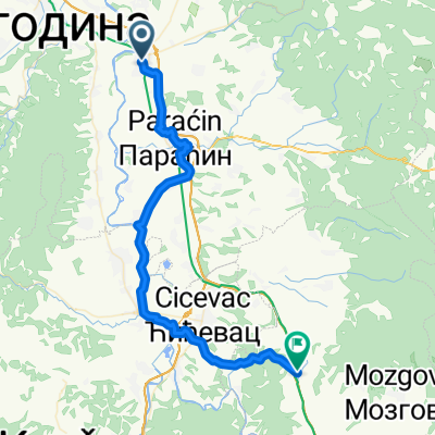 From Ćuprija to Ražanj