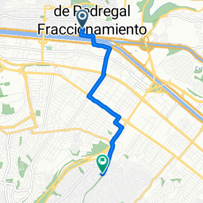 Ruta desde Circ. Chamizal